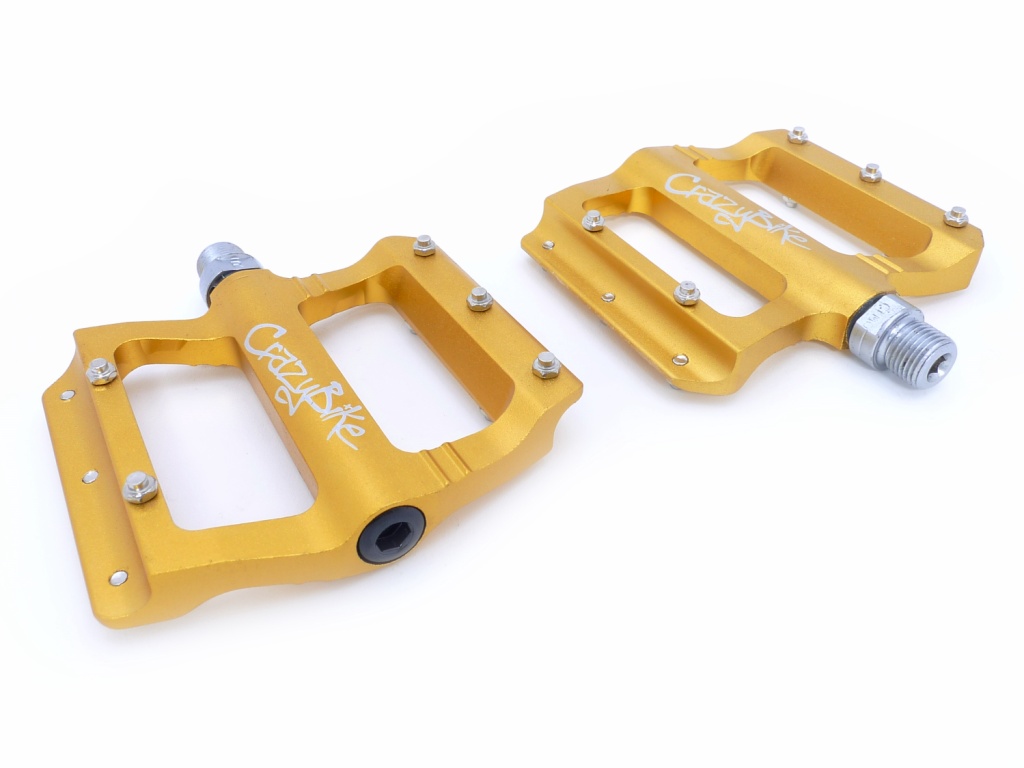 Педали CrazyBike Flip Золотой
