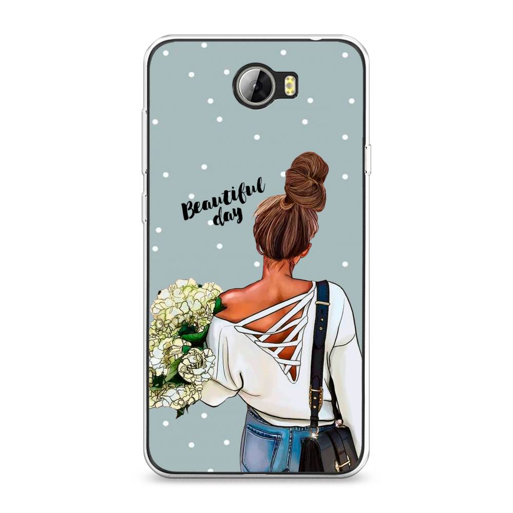

Чехол Awog на Honor 5A "Beautiful day", Голубой;коричневый;бежевый, 60350-6