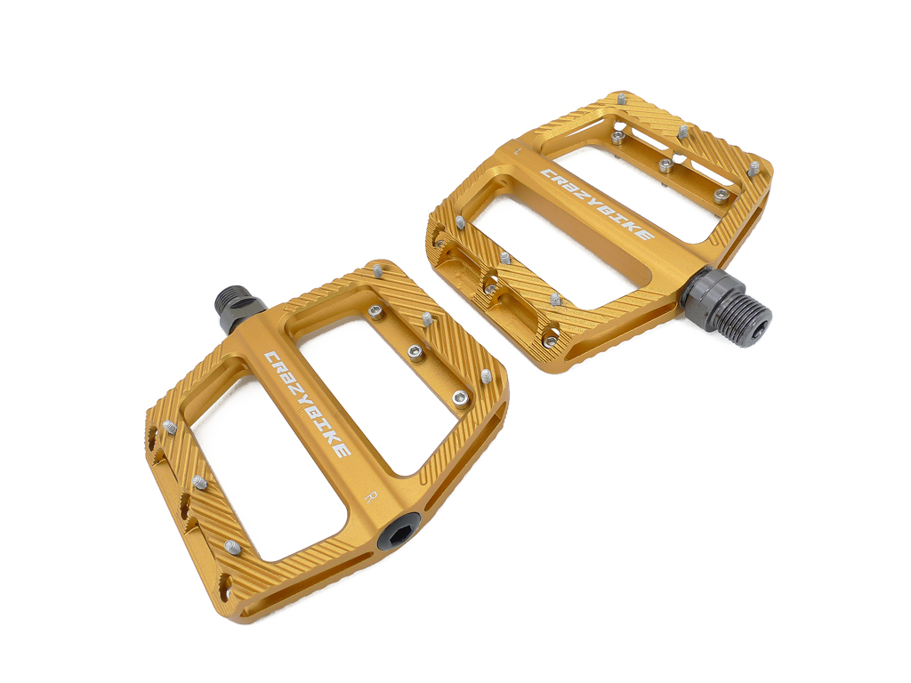 Педали CrazyBike Flash Золотой