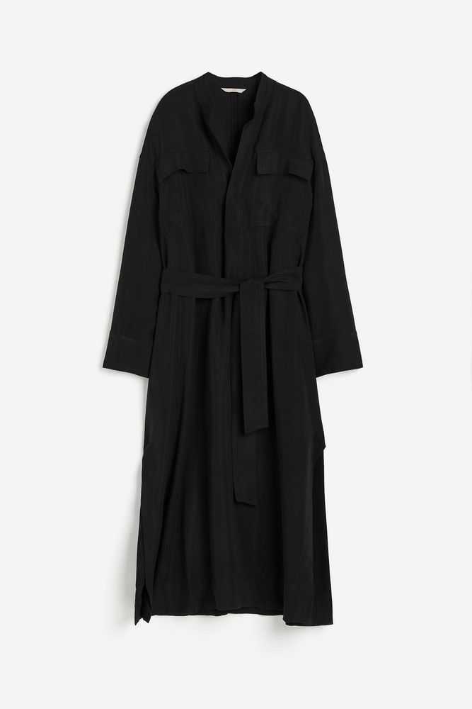 

Платье женское H&M 1225983 черное XS, Черный, 1225983