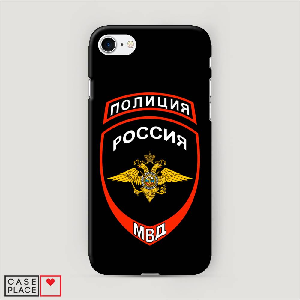 

Пластиковый чехол "Полиция шеврон" на Apple iPhone 7, 10620-4