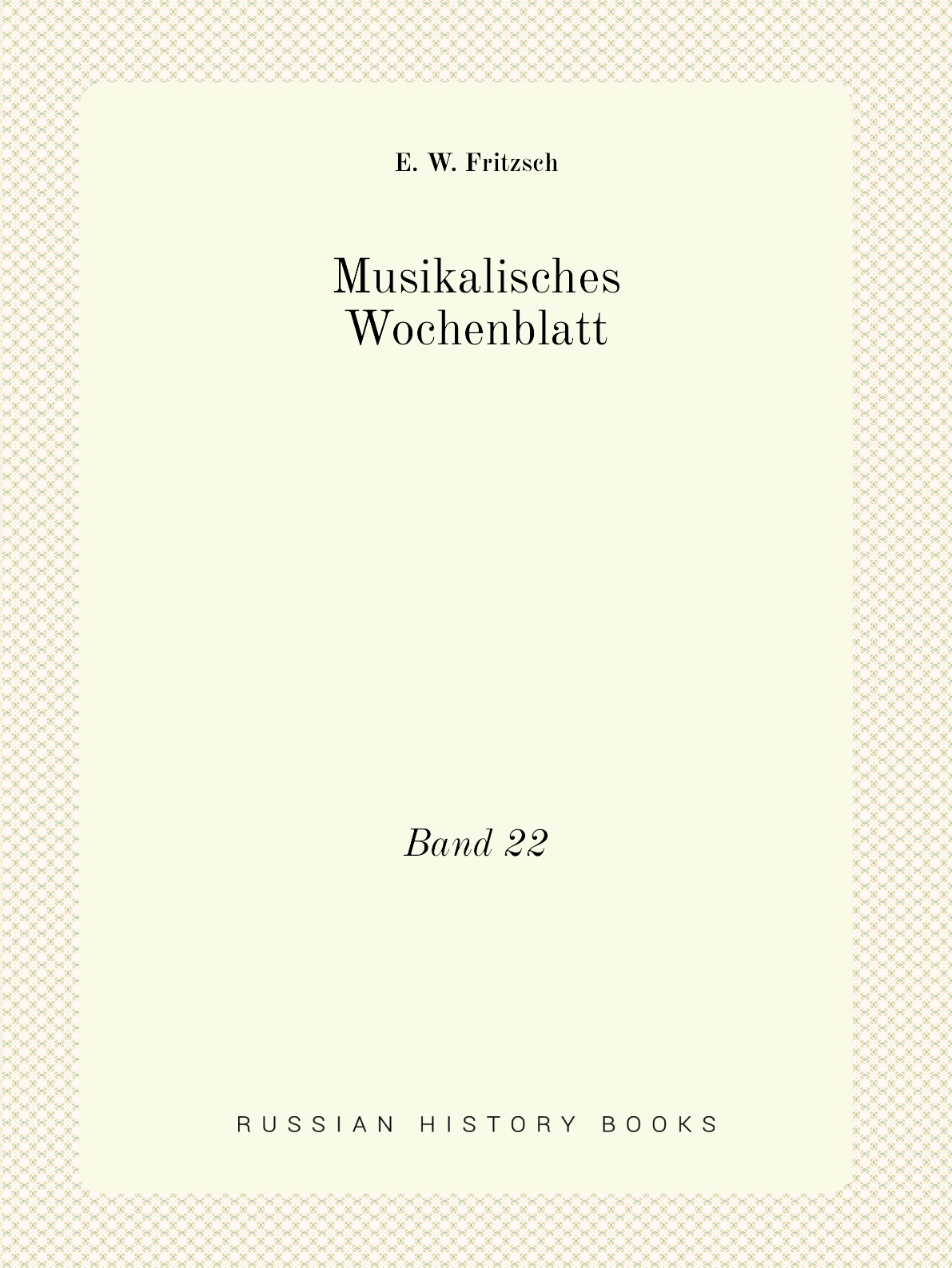 

Musikalisches Wochenblatt