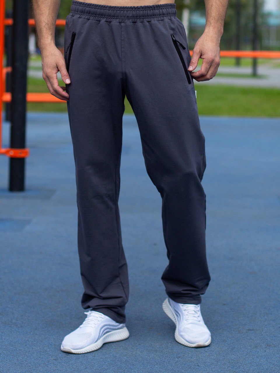 

Спортивные брюки мужские CROSSSPORT Бмф-028С серые 50 RU, Серый, Бмф-028С