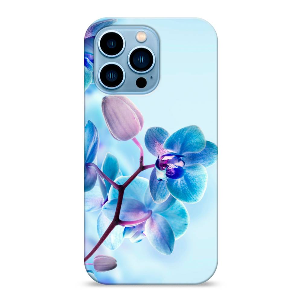 

Пластиковый чехол "Голубая орхидея" на Apple iPhone 13 Pro, 14320-6