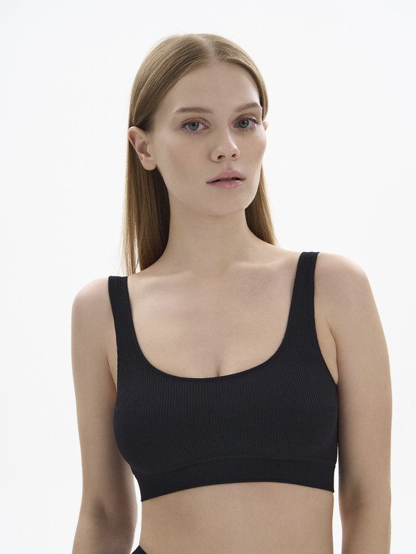 

Бюстгальтер женский Mademoiselle 9285 T Rib черный L/XL, 9285 T Rib