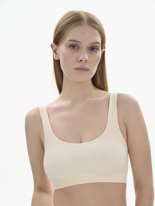 

Бюстгальтер женский Mademoiselle 9285 T Rib белый L/XL, 9285 T Rib