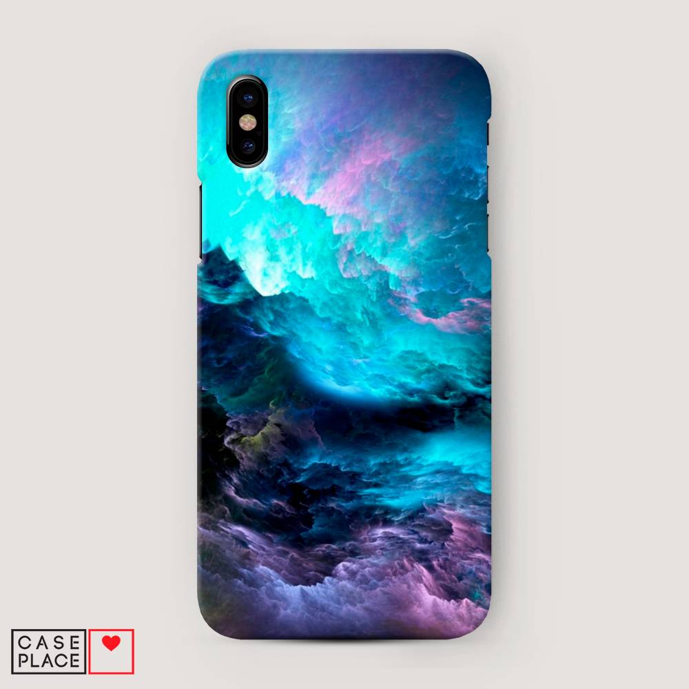 

Пластиковый чехол "Бирюзовое небо" на Apple iPhone XS Max (10S Max), 11920-3