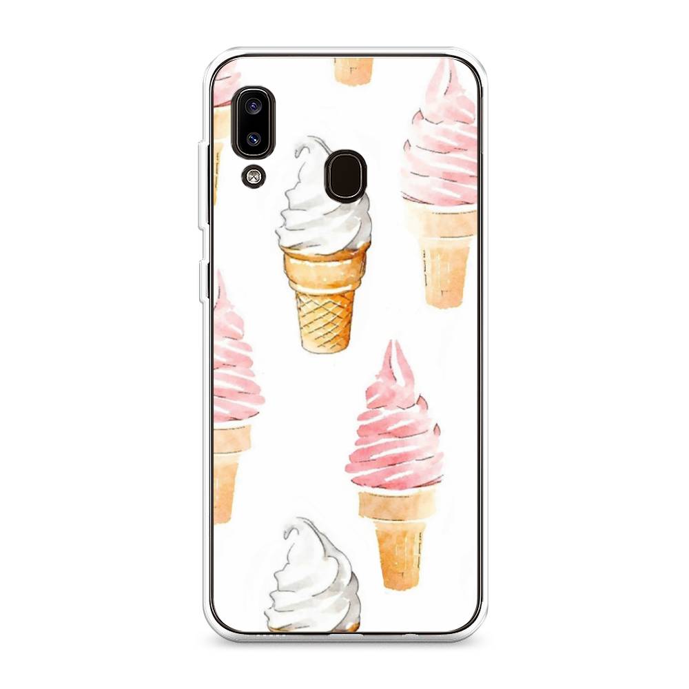 

Чехол Awog на Samsung Galaxy A20/A30 "Нарисованное мороженое", Разноцветный, 27650-10
