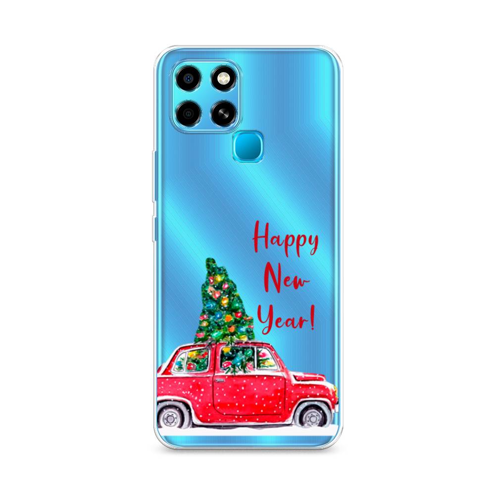 

Чехол для Infinix smart 6 "Happy New Year", Красный;зеленый, 3101050-5
