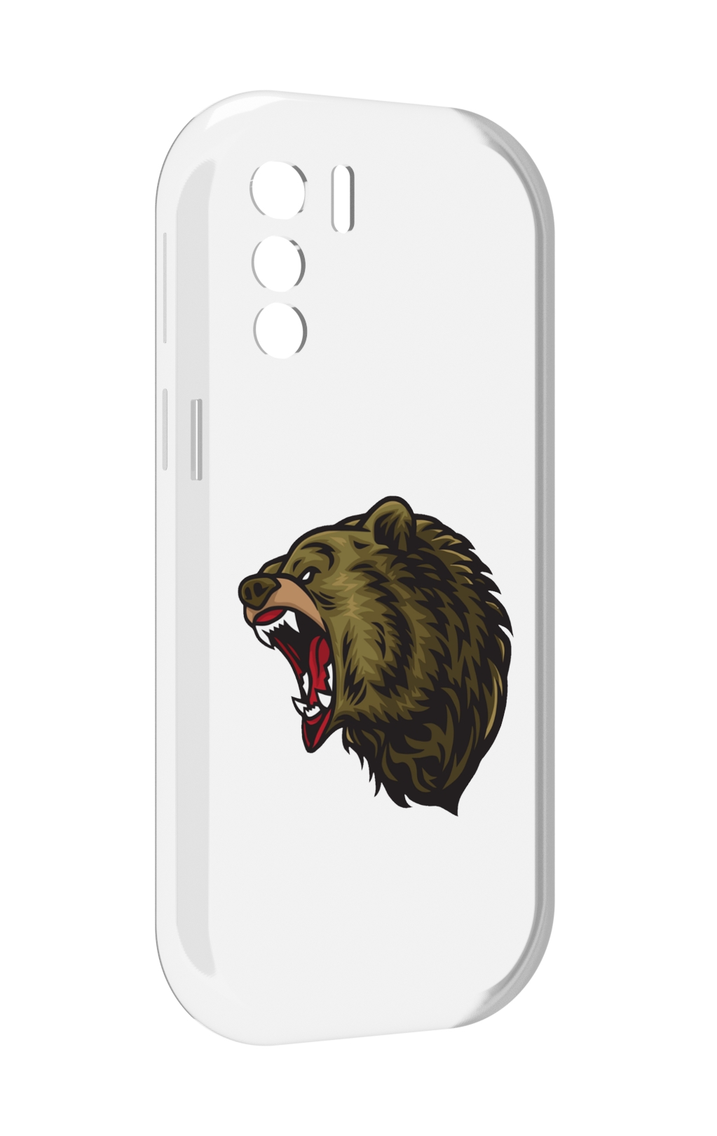 

Чехол MyPads Голова-медведь для UleFone Note 13P, Прозрачный, Tocco