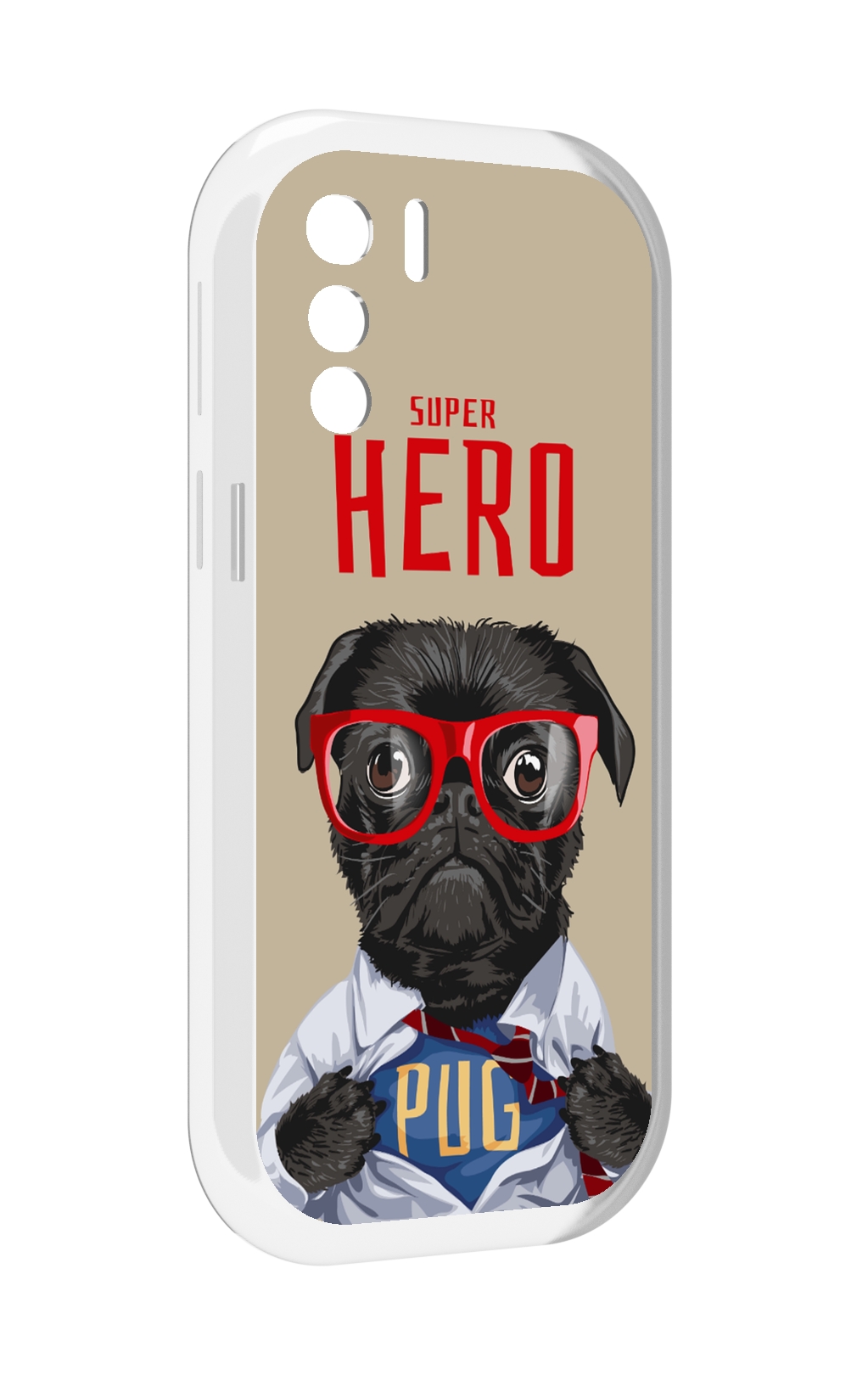 

Чехол MyPads Герой-PUG для UleFone Note 13P, Прозрачный, Tocco