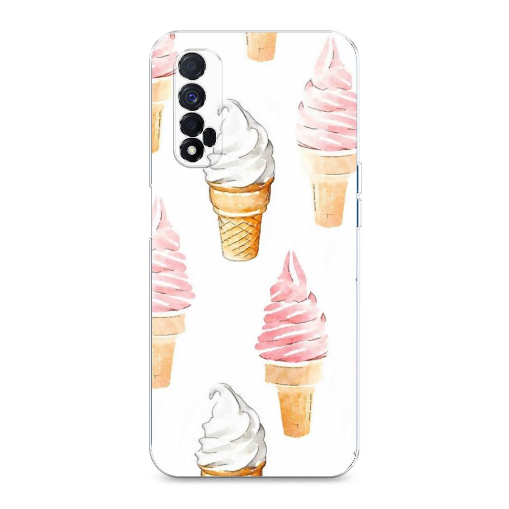

Чехол Awog на Realme Narzo 30 4G "Нарисованное мороженое", Разноцветный, 257650-10