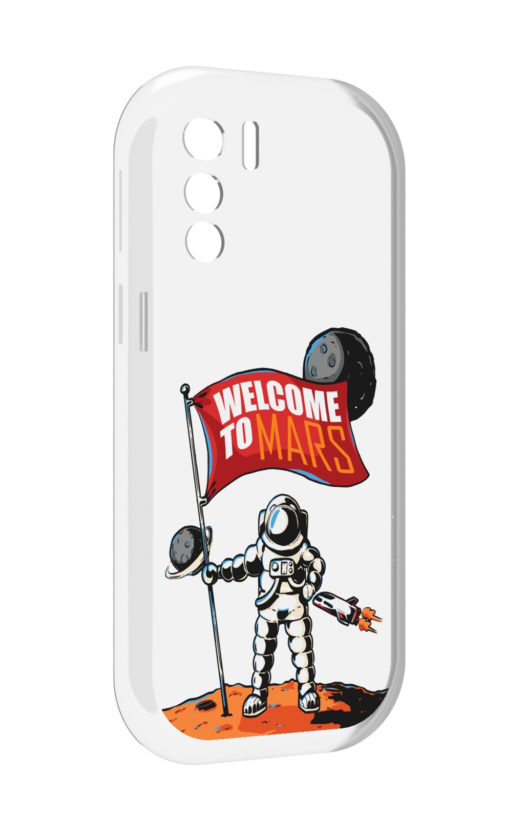 

Чехол MyPads Вэлком-Марс для UleFone Note 13P, Прозрачный, Tocco