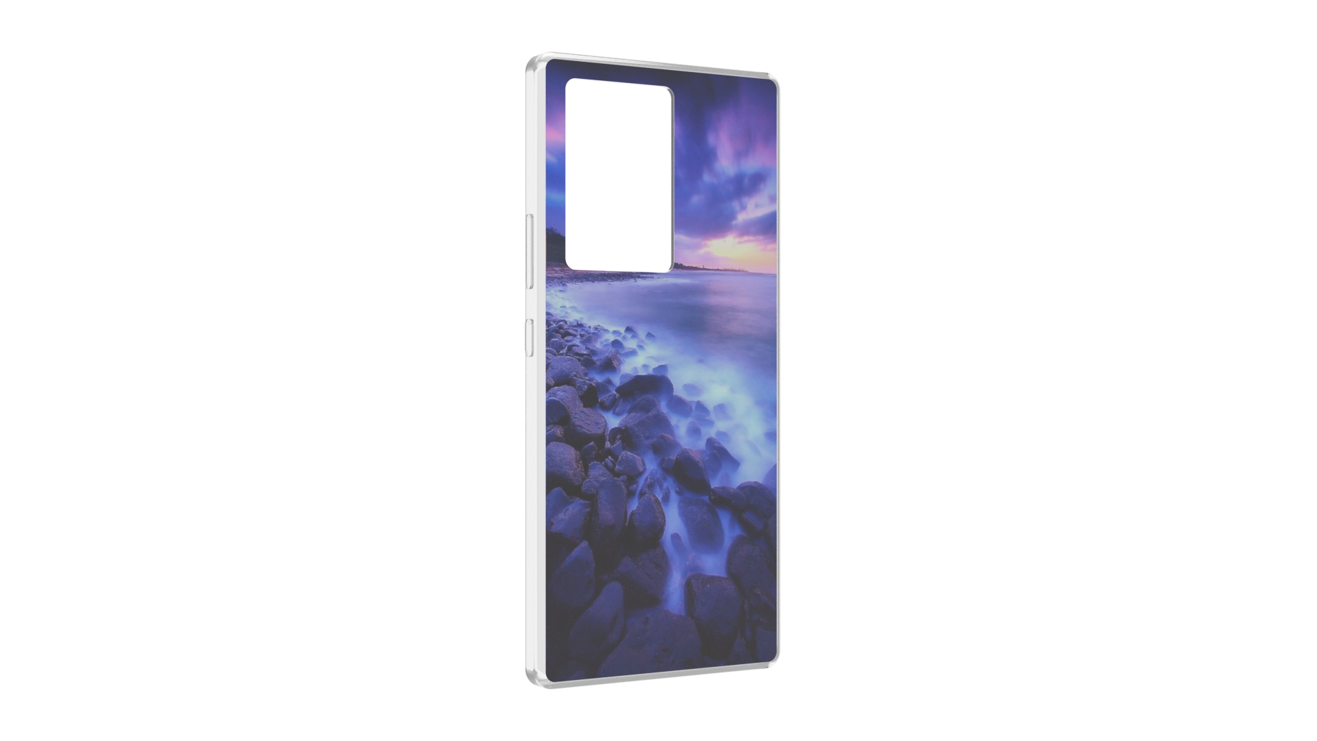 

Чехол MyPads неоновый берег для ZTE Nubia Z40 Pro, Прозрачный, Tocco