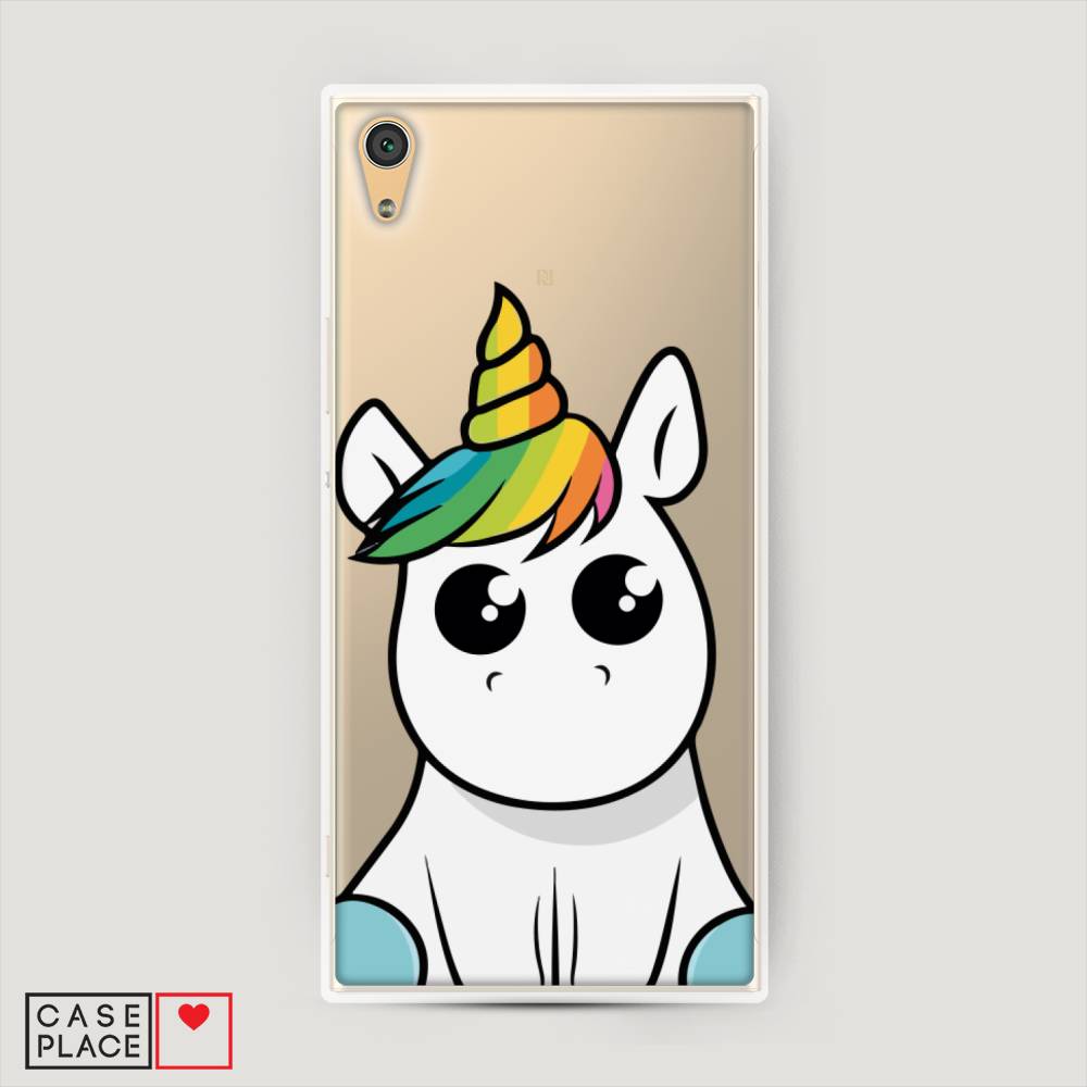 

Пластиковый чехол "Глазастый единорог" на Sony Xperia XA1, Глазастый единорог