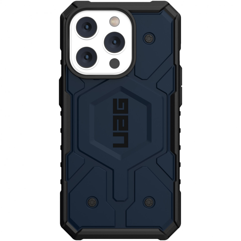 

Чехол с поддержкой Magsafe Uag Pathfinder для iPhone 14 Pro Max 6.7", цвет синий (Mallard)