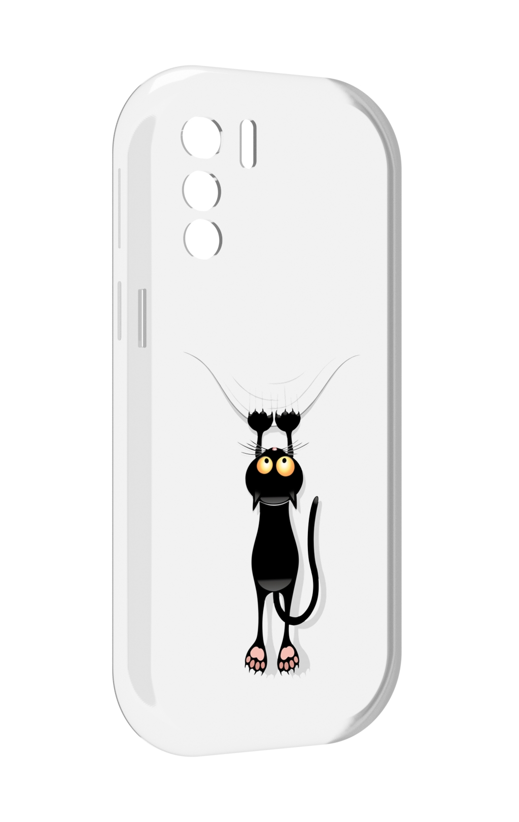 

Чехол MyPads Висячий-кот для UleFone Note 13P, Прозрачный, Tocco