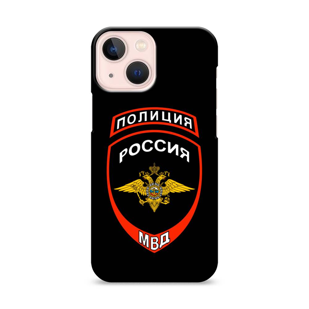 

Пластиковый чехол "Полиция шеврон" на Apple iPhone 13 mini, 14120-4