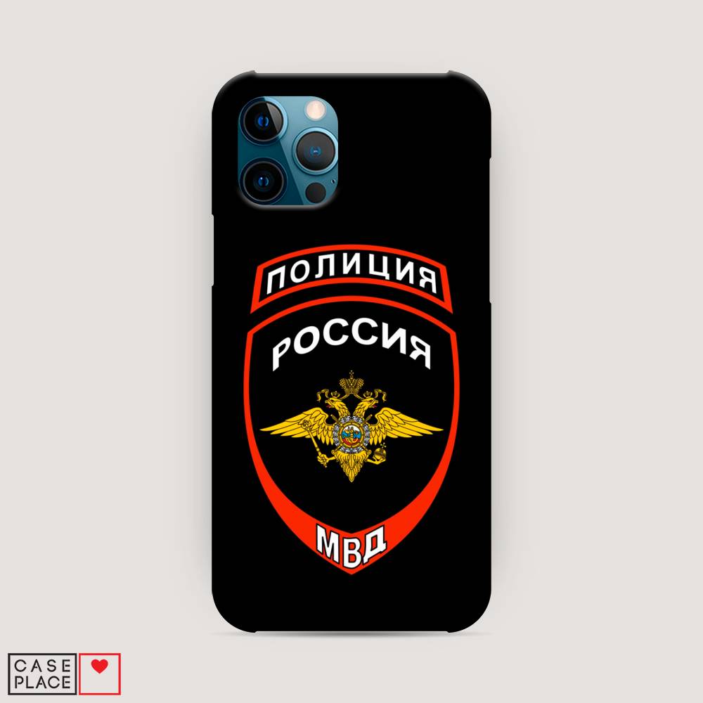 фото Пластиковый чехол "полиция шеврон" на apple iphone 12 pro awog