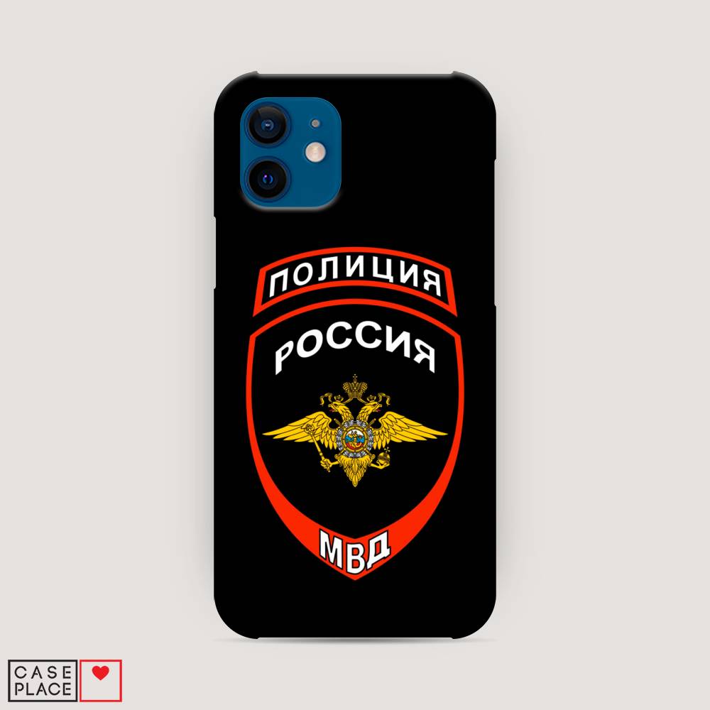 фото Пластиковый чехол "полиция шеврон" на apple iphone 12 awog