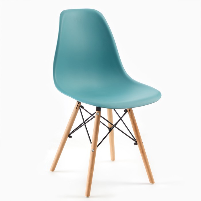 

Стул Клик Мебель Eames темно-зеленый/бежевый, Eames
