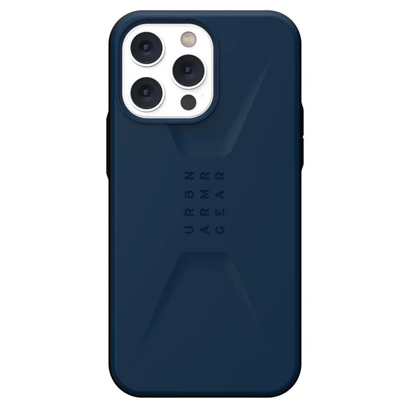 

Чехол с поддержкой Magsafe Uag Civilian для iPhone 14 Pro Max 6.7", цвет темно-синий