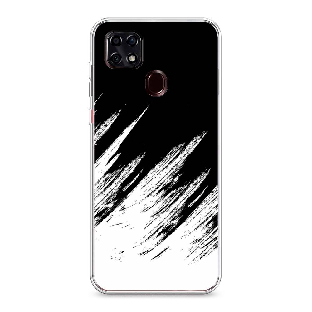 

Чехол Awog на ZTE Blade 20 Smart / ЗТЕ Блэйд 20 Smart "Черно белые брызги", Разноцветный, 133550-3