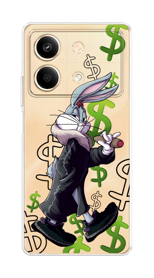 

Чехол на Poco X6 Neo "Rich Bugs Bunny", Зеленый;черный;голубой, 321950-1