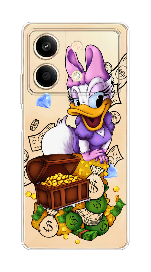 

Чехол на Poco X6 Neo "Rich Daisy Duck", Коричневый;белый;фиолетовый, 321950-1