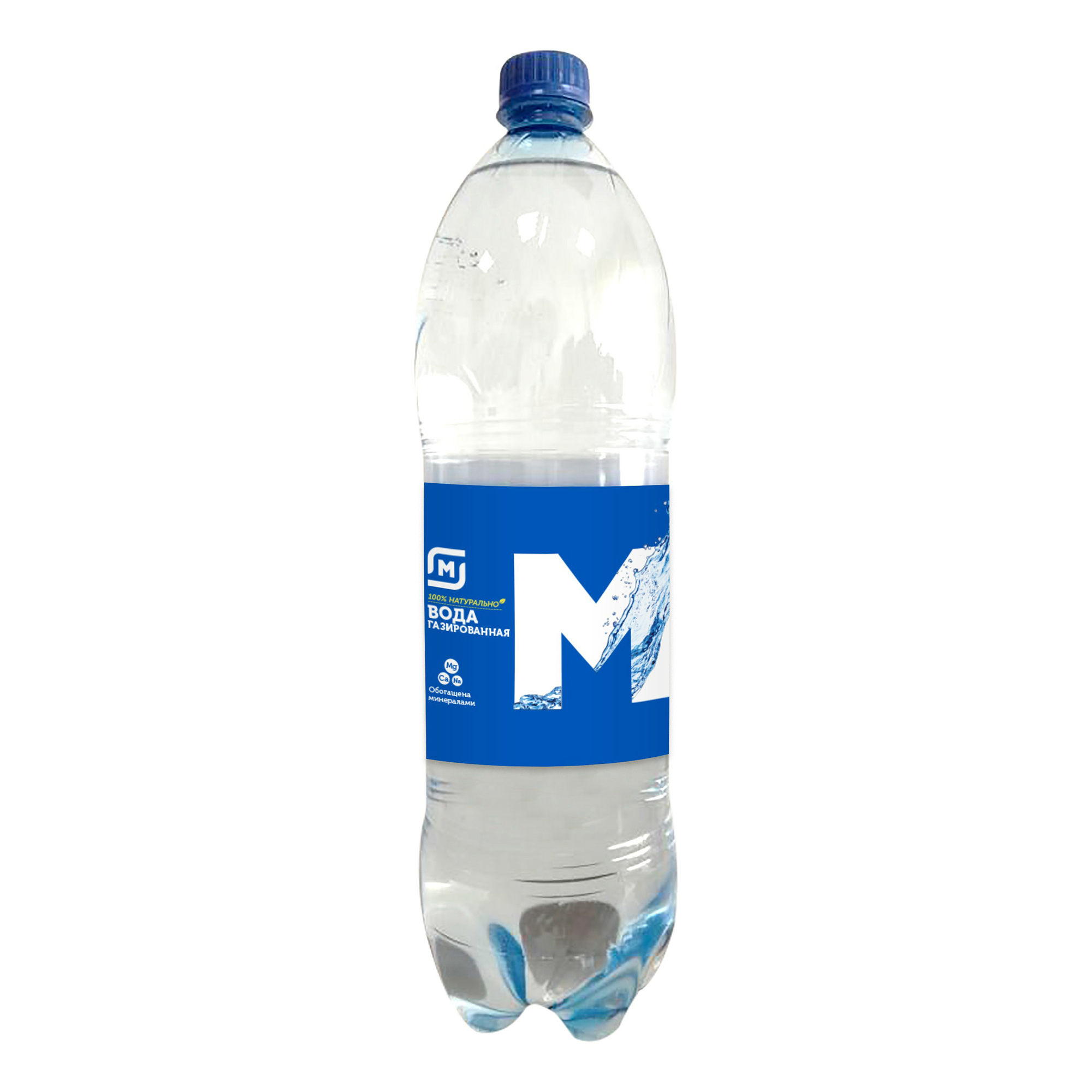 Вода минеральная Магнит газированная столовая 1,5 л