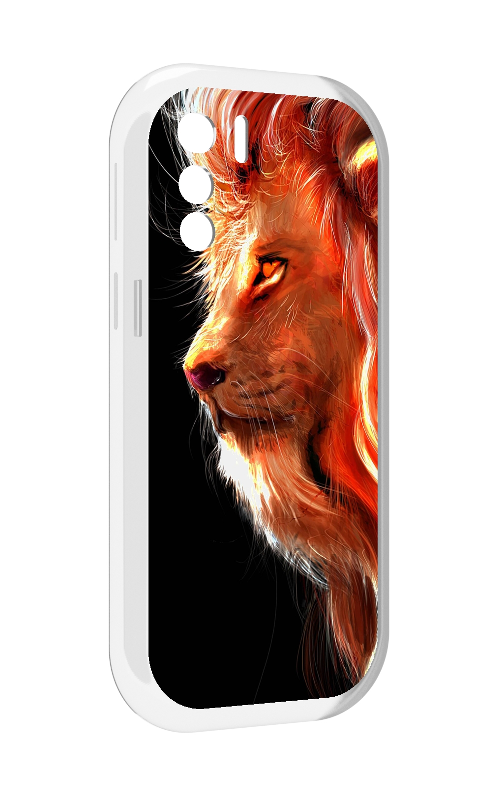 

Чехол MyPads Арт-рисунок-льва мужской для UleFone Note 13P, Прозрачный, Tocco