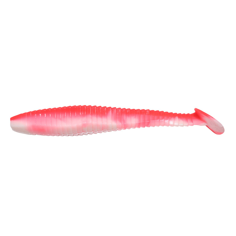 

Виброхвост YAMAN PRO Flatter Shad, р.3 inch, цвет #27 - Red White (уп. 6 шт.) (YP-FS3-27), Красный;белый, PRO Flatter Shad