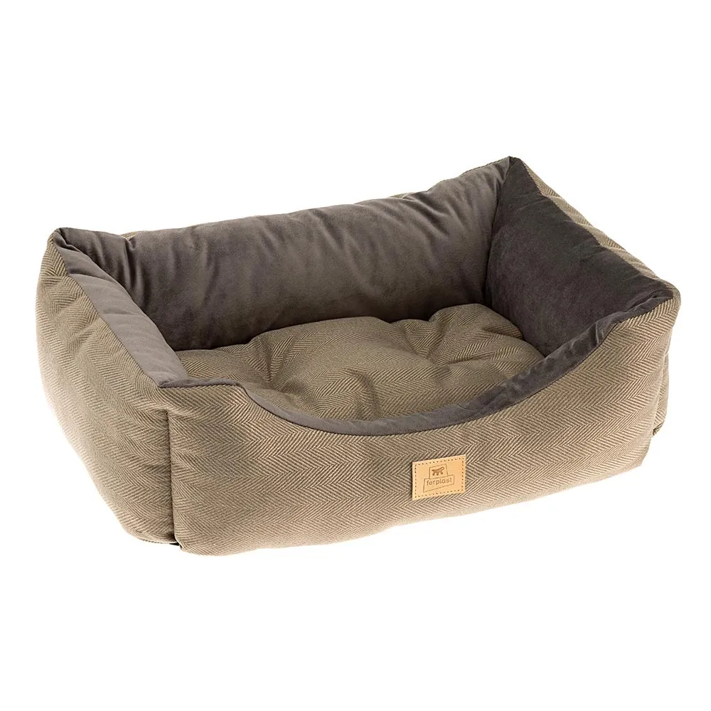 

Лежанка для животных Ferplast CHESTER 60 коричневая 66х50х20см