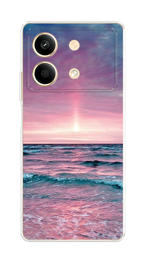 

Чехол на Poco X6 Neo "Восход 3", Розовый;голубой, 321950-1