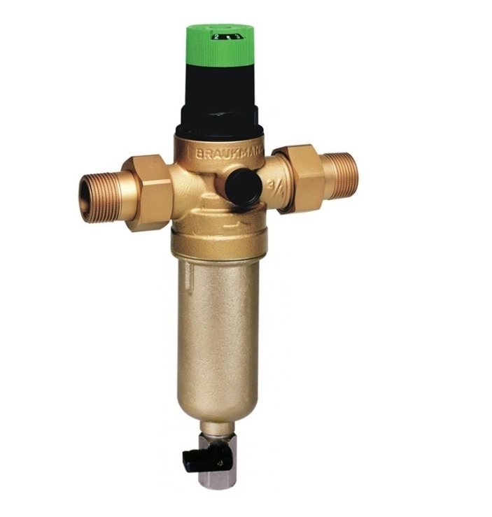 

Фильтр сетчатый Honeywell-Braukmann с редуктором давления металл 1/2" (FK06-1/2 AAM), Сетчатый фильтр FK06-1/2"AAM