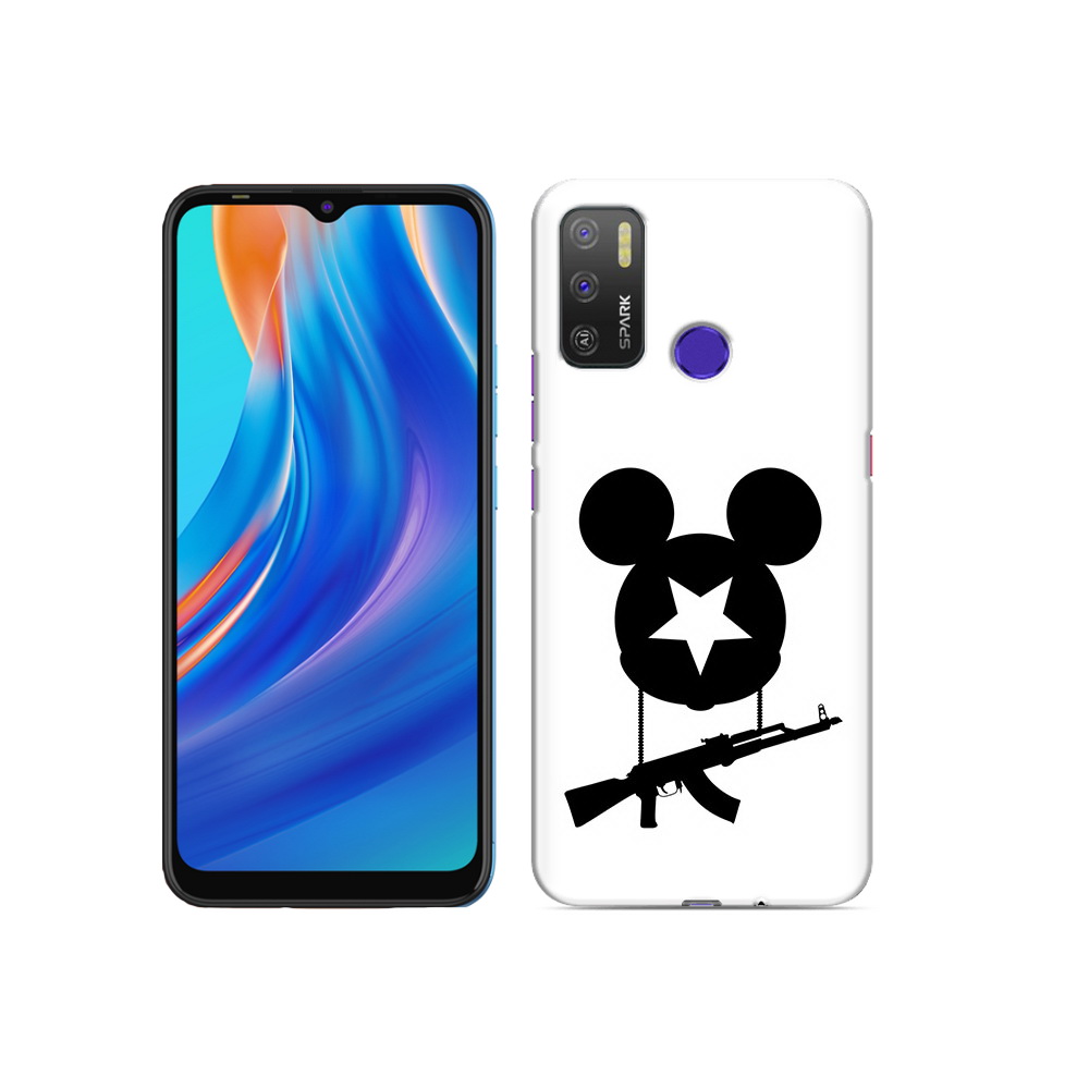 Чехол MyPads Tocco для Tecno Spark 5 Air АК Микки