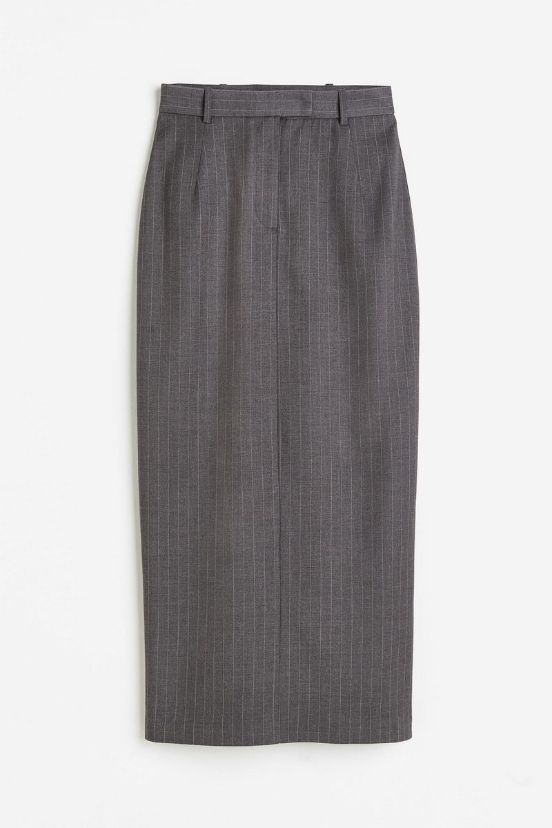 

Юбка женская H&M 1209769 серая 40 EU, Серый, 1209769