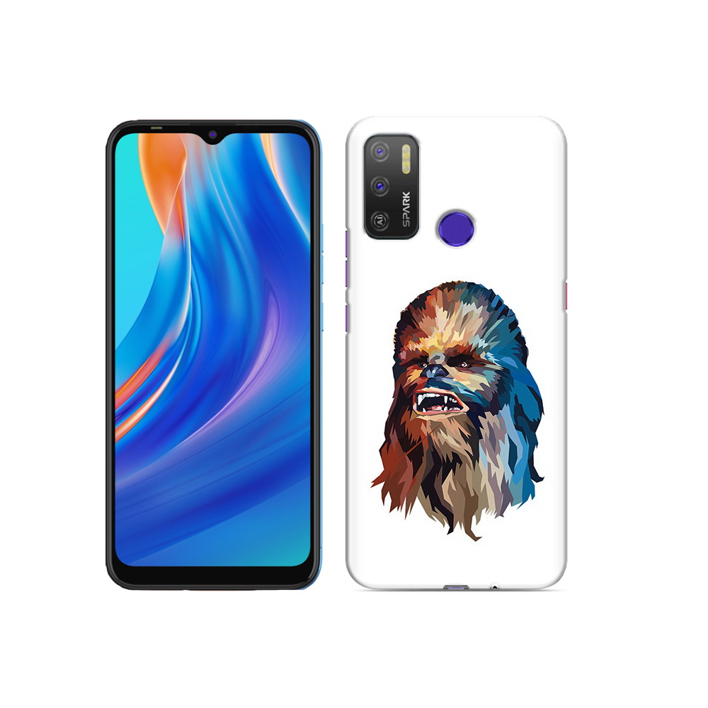 

Чехол MyPads Tocco для Tecno Spark 5 Air star wars звездные войны, Прозрачный, Tocco
