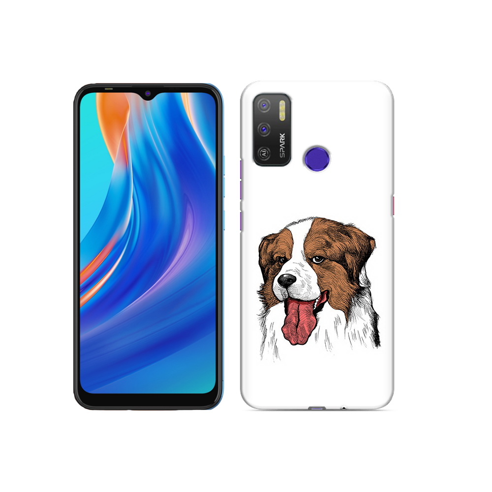 

Чехол MyPads Tocco для Tecno Spark 5 Air бетховен, Прозрачный, Tocco