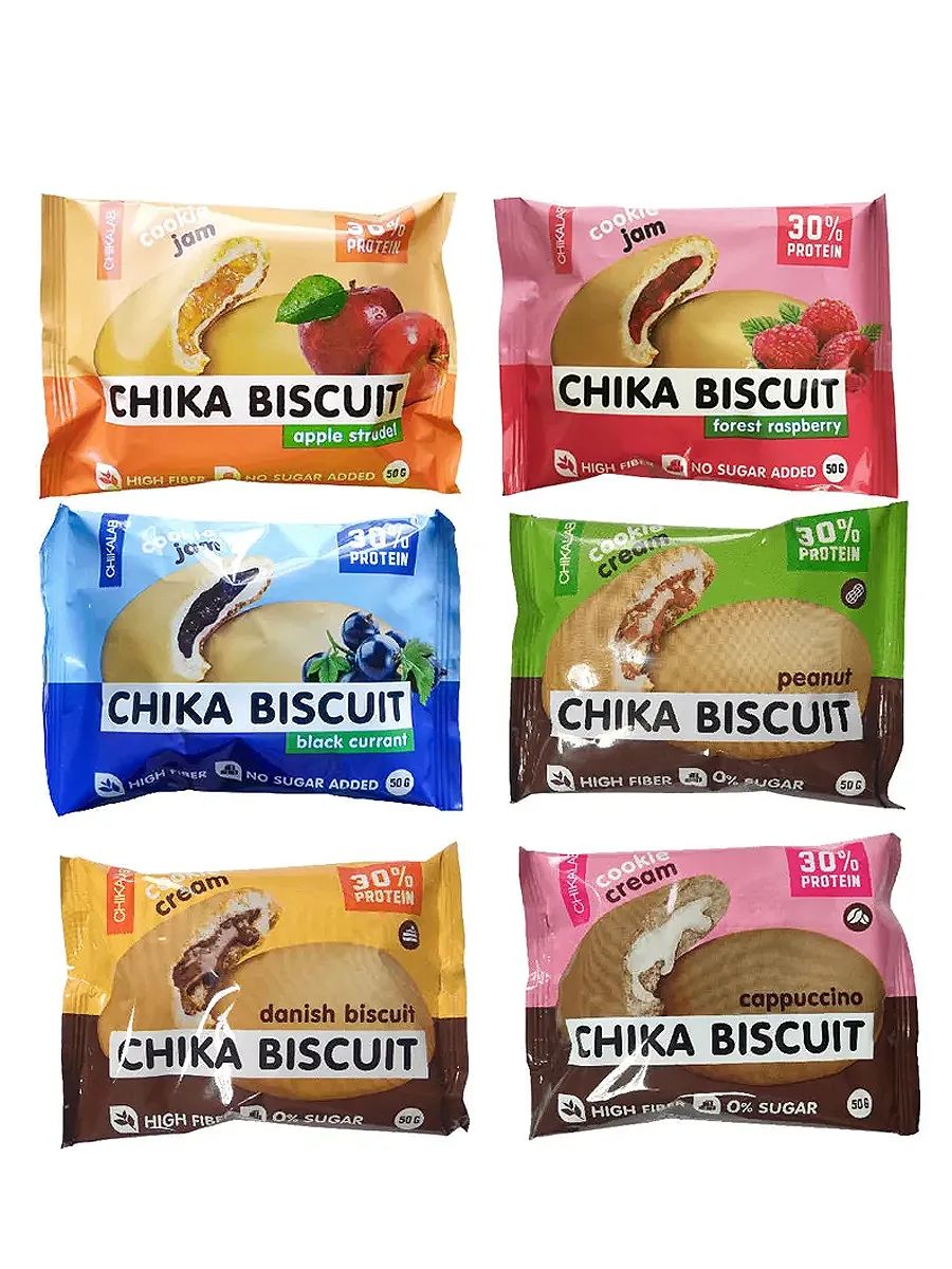 Протеиновое печенье Chika Biscuit (50 г) (Cappuccino)