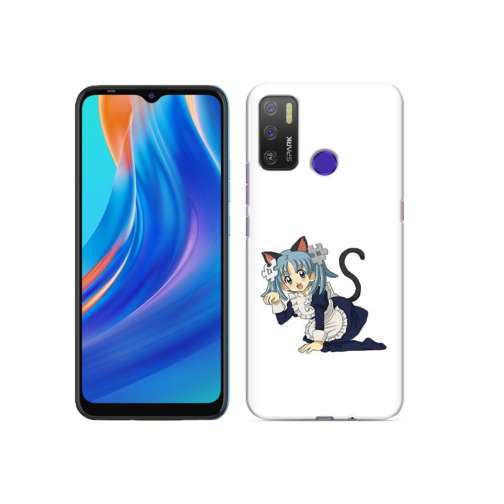 

Чехол MyPads Tocco для Tecno Spark 5 Air аниме3, Прозрачный, Tocco