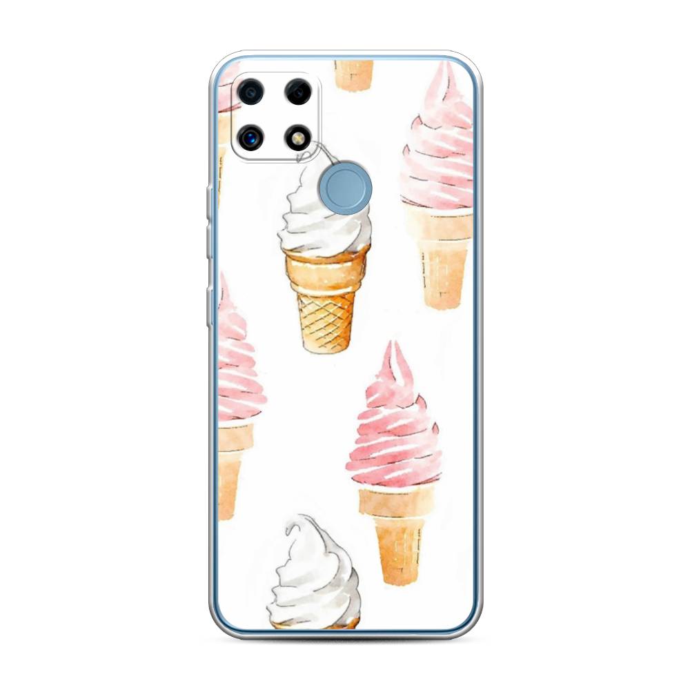 

Чехол Awog на Realme C25/C25s "Нарисованное мороженое", Разноцветный, 256950-10