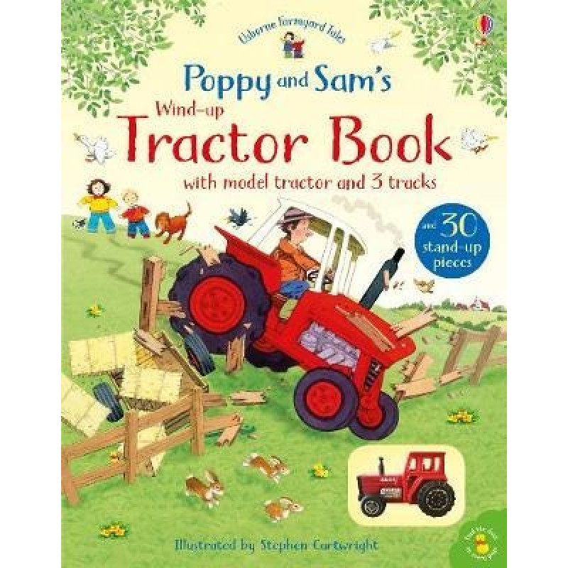 

Usborne Wind-Up Poppy and Sams Tractor Board Book