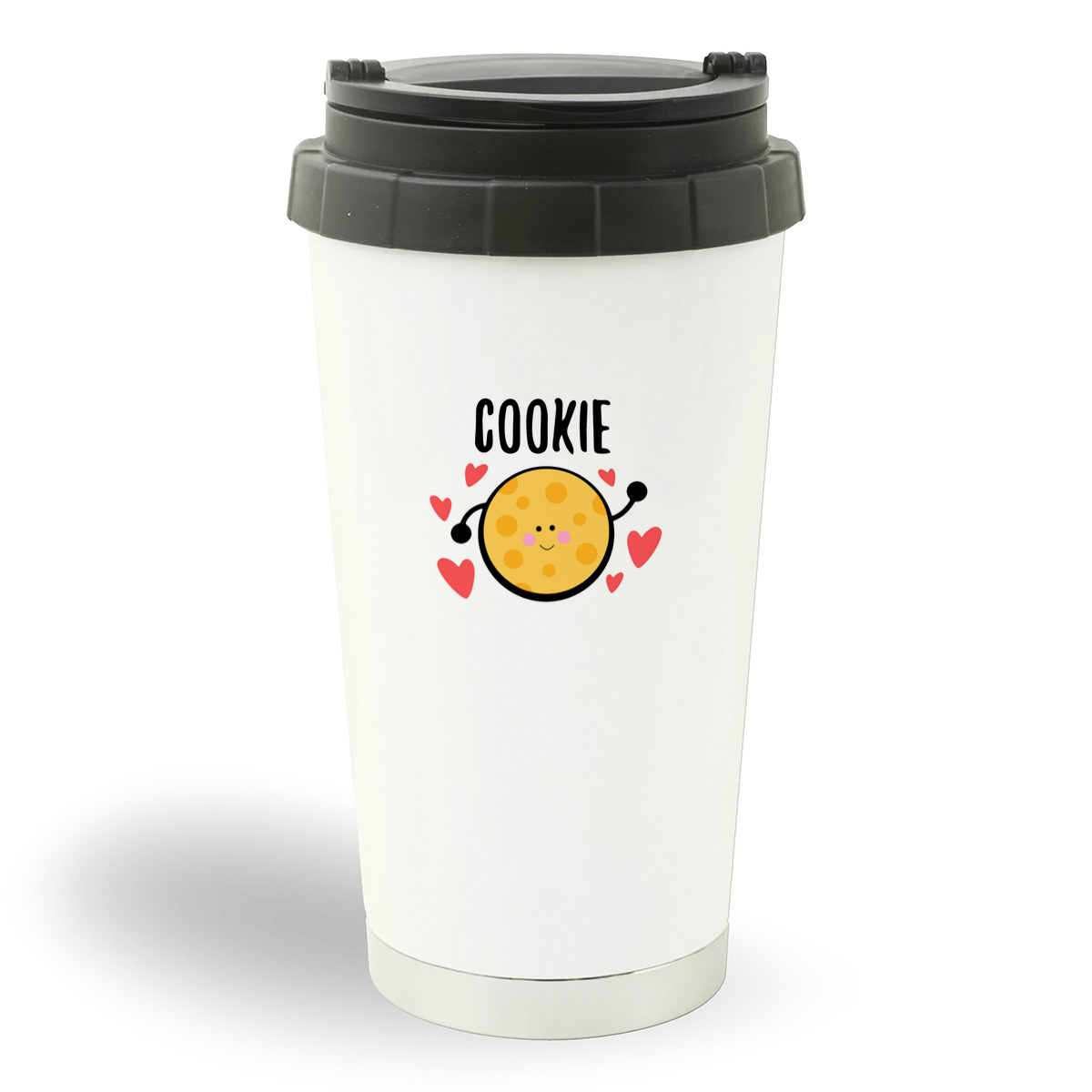 

Термостакан белый CoolPodarok Печенька cookie