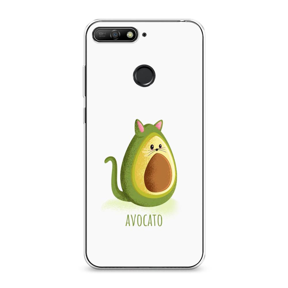

Чехол Awog на Huawei Y6 Prime 2018 "Avocato", Зеленый;коричневый, 65750-10