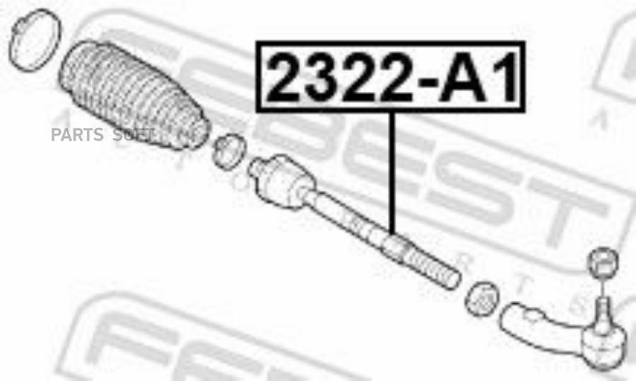 

FEBECT 2322-A1 Тяга рулевая