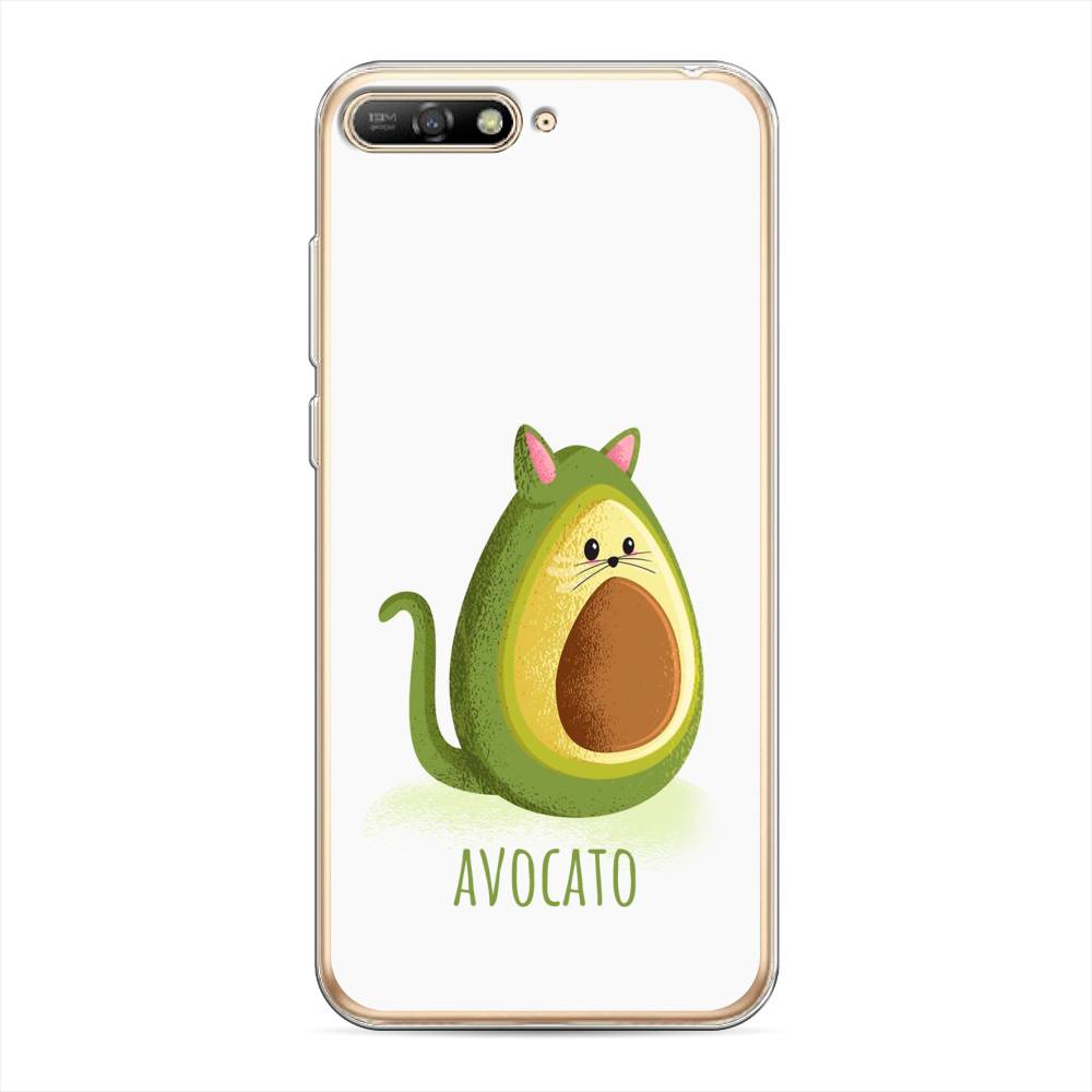 

Чехол Awog на Huawei Y6 2018 "Avocato", Зеленый;коричневый, 67850-10