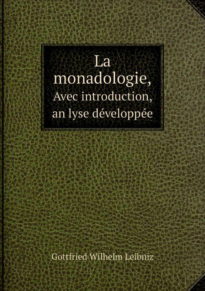 

La monadologie,