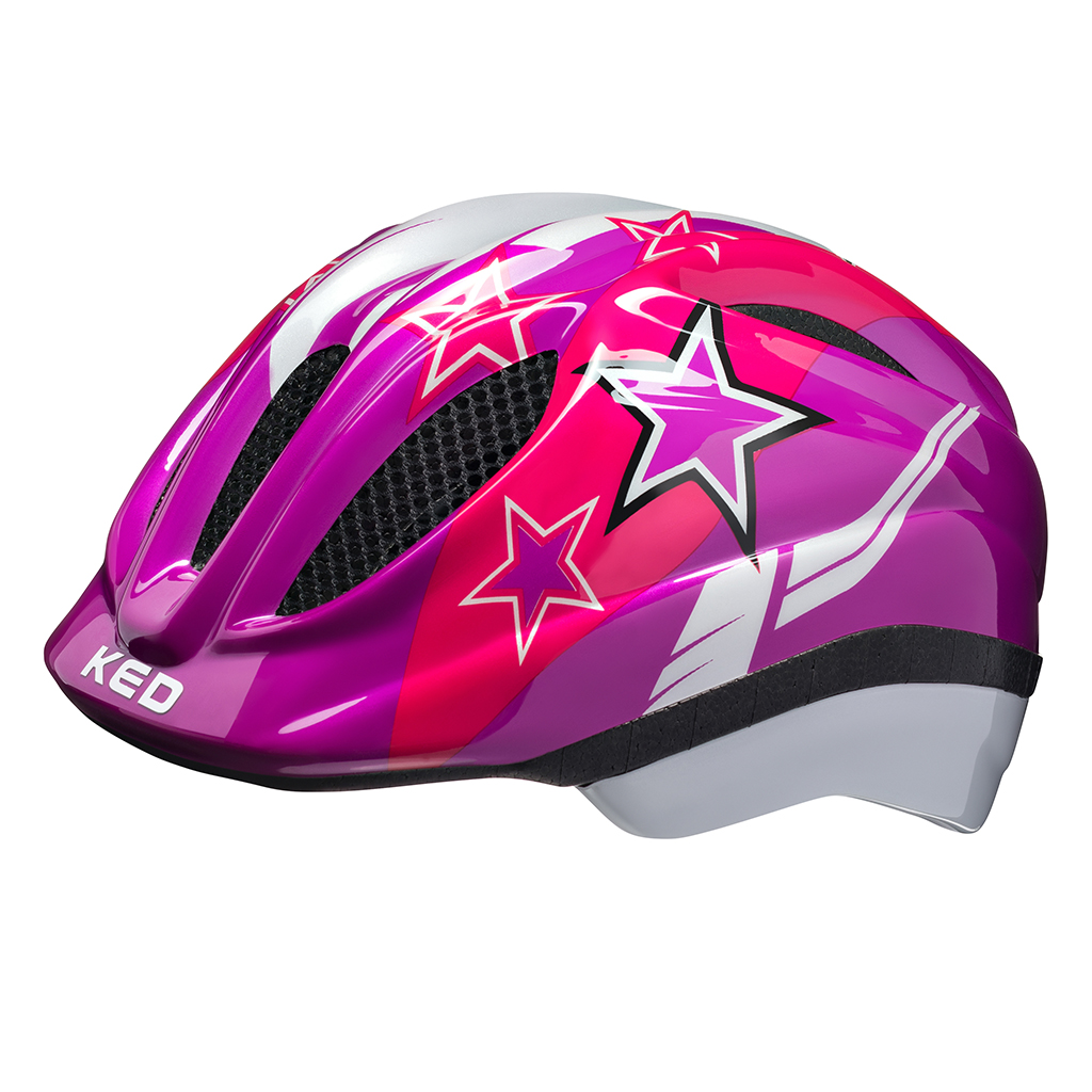 

Детский шлем KED Meggy Violet Stars M, Детский шлем KED Meggy Violet Stars