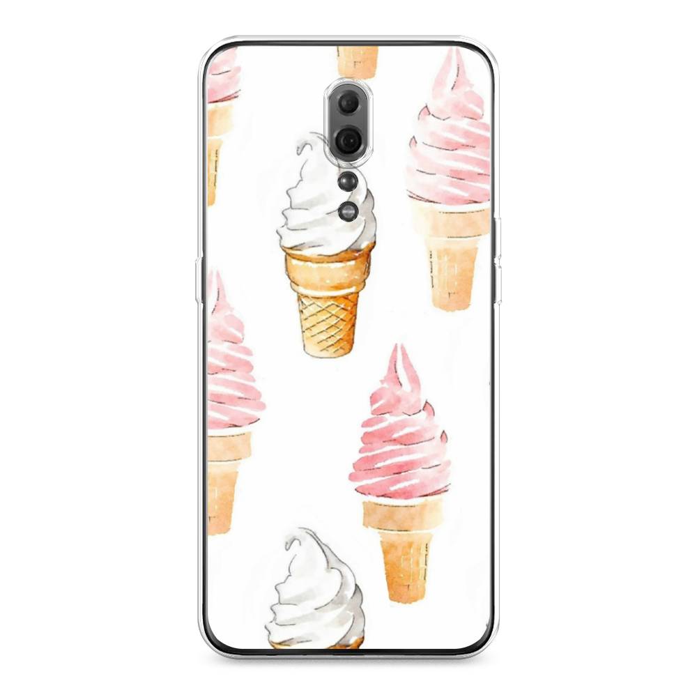 

Чехол Awog на Oppo Reno Z "Нарисованное мороженое", Разноцветный, 250950-10